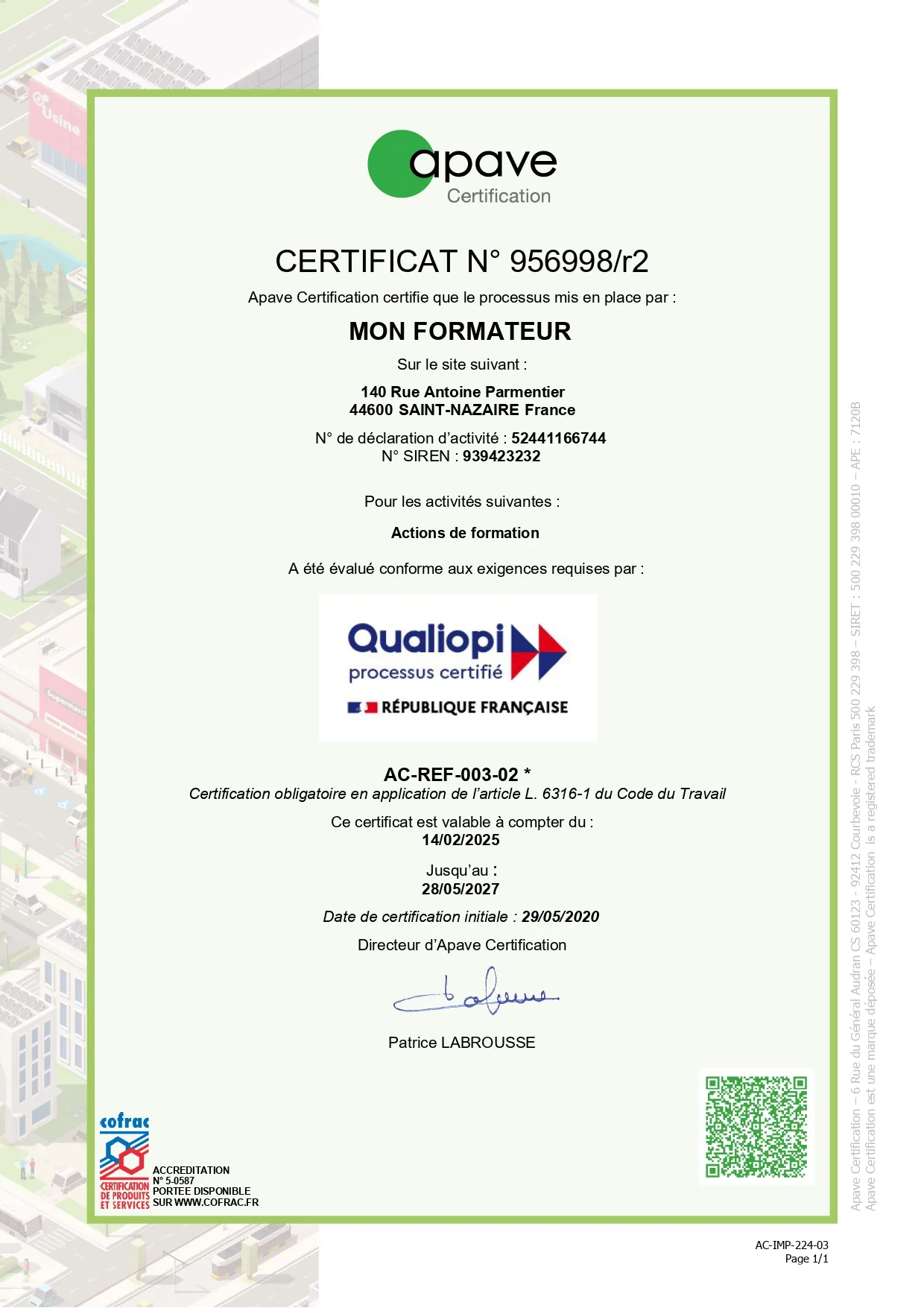 You are currently viewing Audit Qualiopi 2025 : ma vision de la qualité